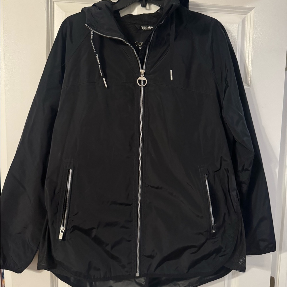 Calvin Klein performance Black Windbreaker